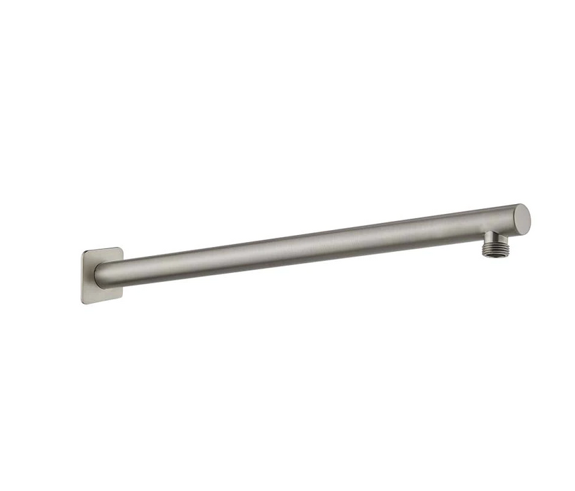 HC Limpid Brushed Nickel Round Wall Shower Arm
