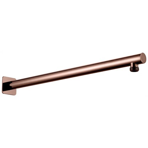 450mm HC Limpid Rose Gold Round Wall Shower Arm