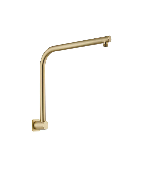 HC Limpid Brushed Gold Round Shower Arm