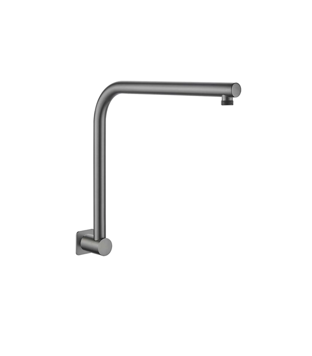 HC Limpid Brushed Gun Metal Round Shower Arm