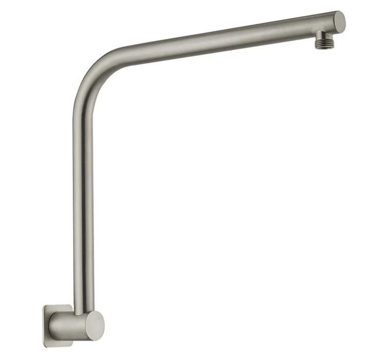 HC Limpid Brushed Nickel Round Shower Arm