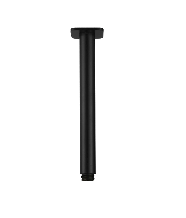 300mm HC Limpid Black Round Ceiling Shower Arm