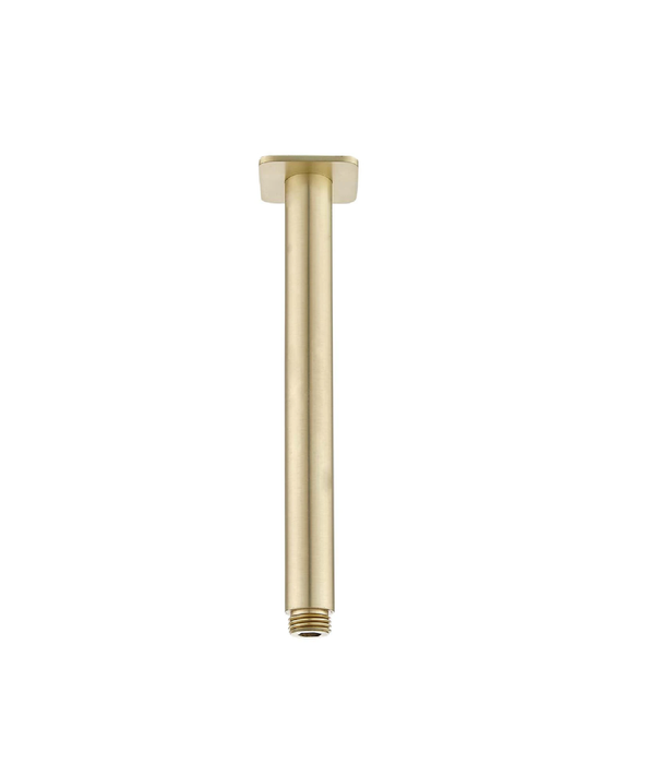 300mm HC Limpid Brushed Gold Round Ceiling Shower Arm