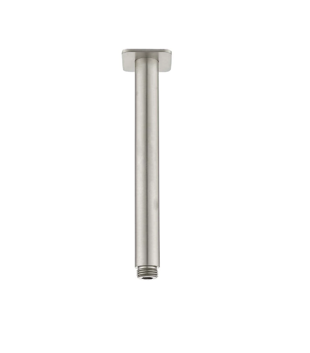 300mm HC Limpid Brushed Nickel Round Ceiling Shower Arm