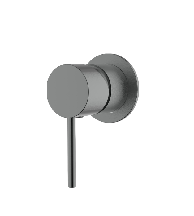 IKON-Hali Wall Mixer with 60mm Cover Plate Chrome/Brushed Nickel/Brushed Gold/Gun Metal/Matt Black - HD reno