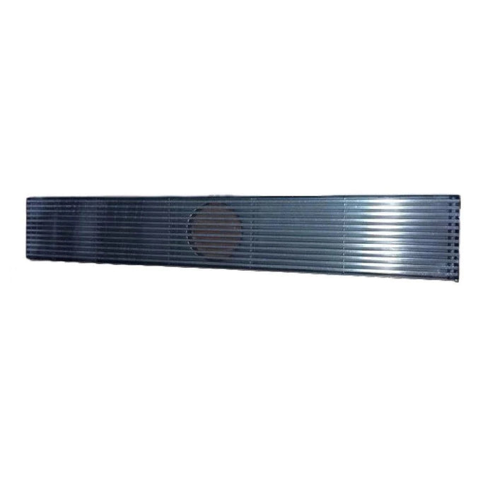 600-1800*100mm Somer Silver Wide Linear Floor Grate Grill Drain (80mm Outlet)