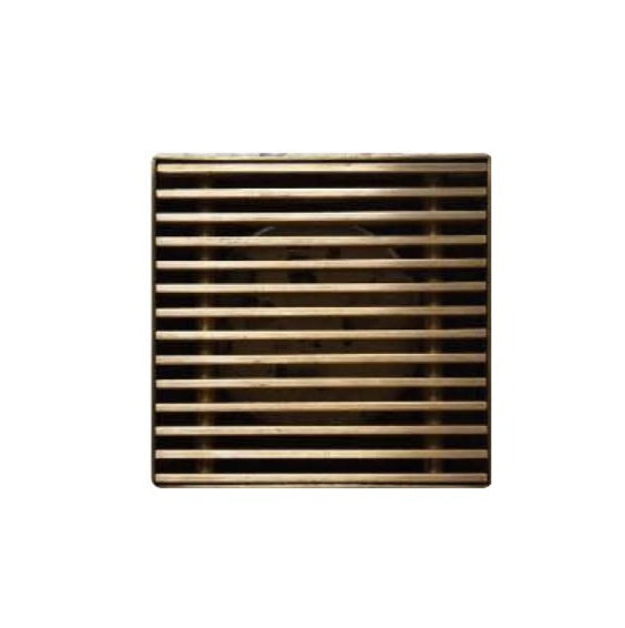 110*110mm Gold Girlls Square Floor Drain (80mm)