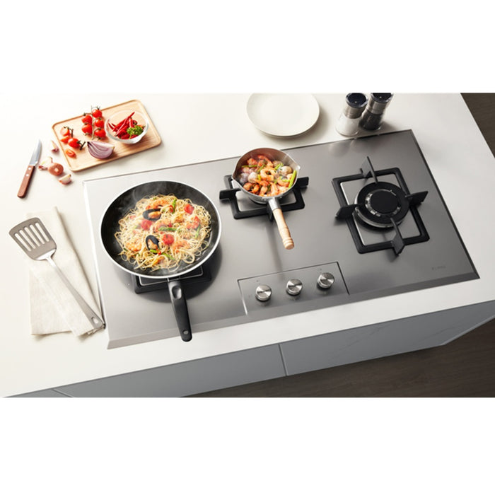 900*500mm Fotile White Stainless Steel Natural Gas Cooktop