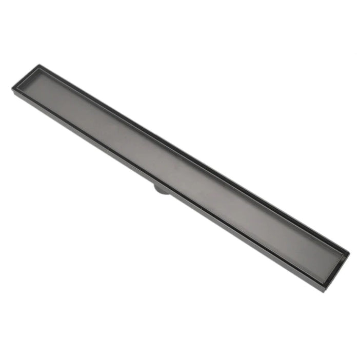 600-3000mm Somer Gun Metal DIY Tile Insert Floor Grate Tile Insert Drain (No Outlet)