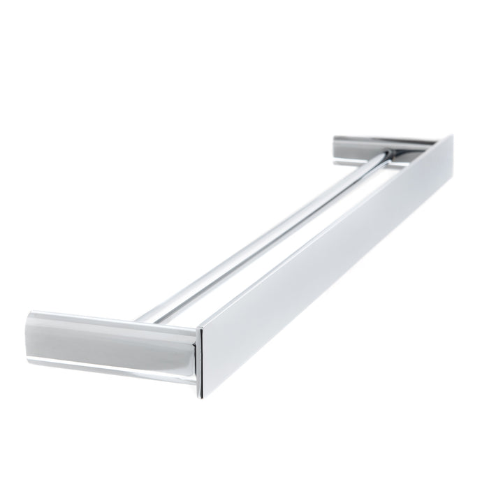 The Gabe 600/800mm Double Towel Rail Chrome