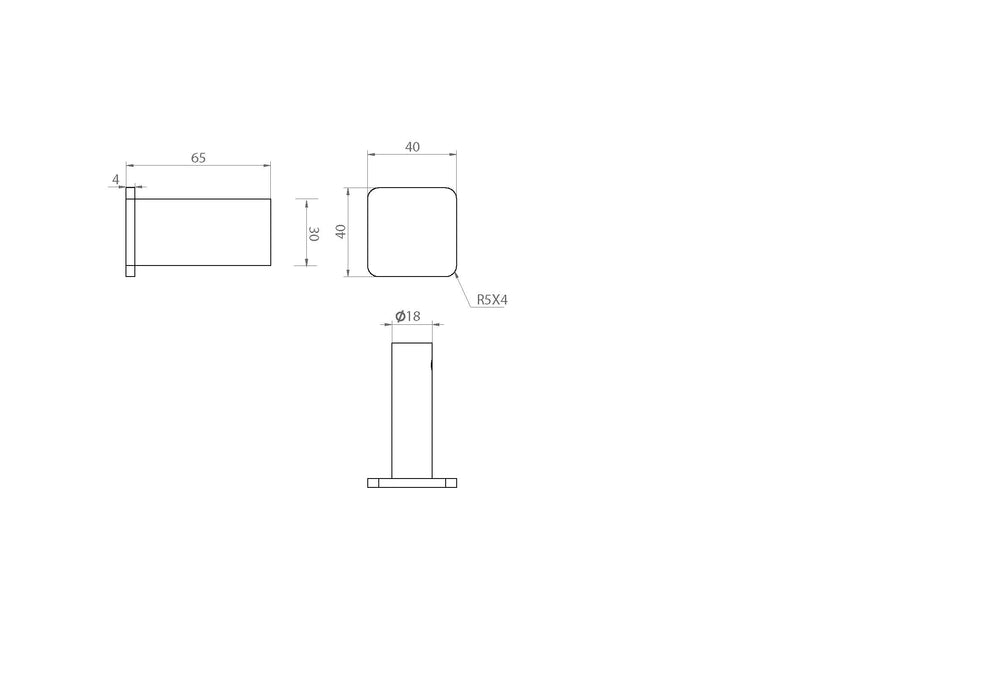 The Gabe Robe Hook Chrome/Matt Black/Brushed Gold/Brushed Nickel/Gunmetal Grey