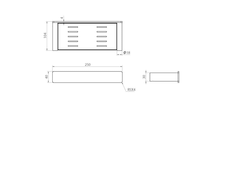 The Gabe Soap Holder Chrome/Matt Black/Brushed Gold/Brushed Nickel/Gunmetal Grey
