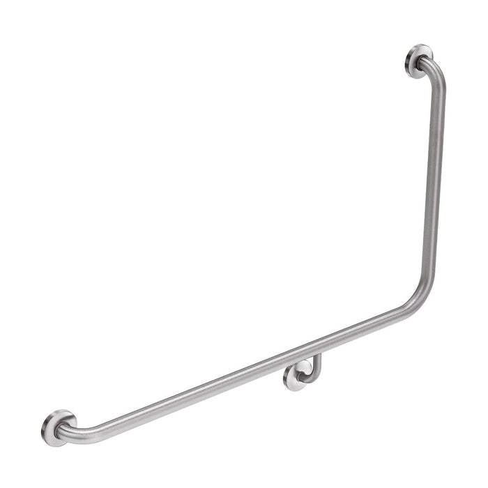 90° Stainless Steel Accessible Left-Hand Grab Rail