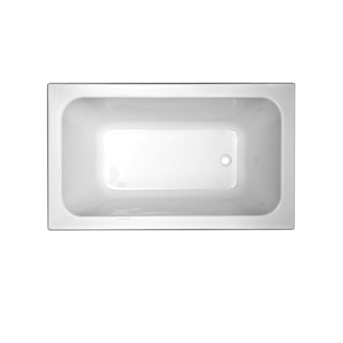 Grandismo 1400*800*460mm Gloss White Acrylic Drop in Bath Tub - HD reno