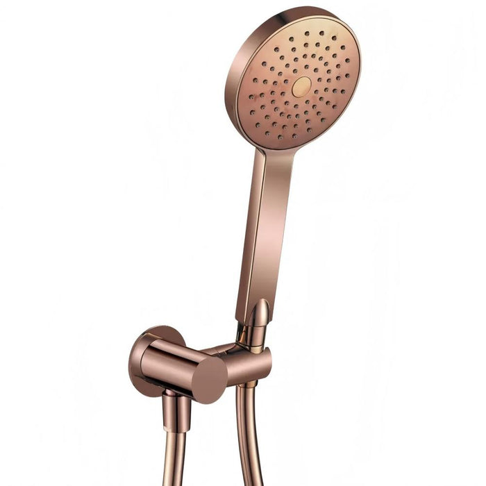 HC Chris Rose Gold Round Rail Showers