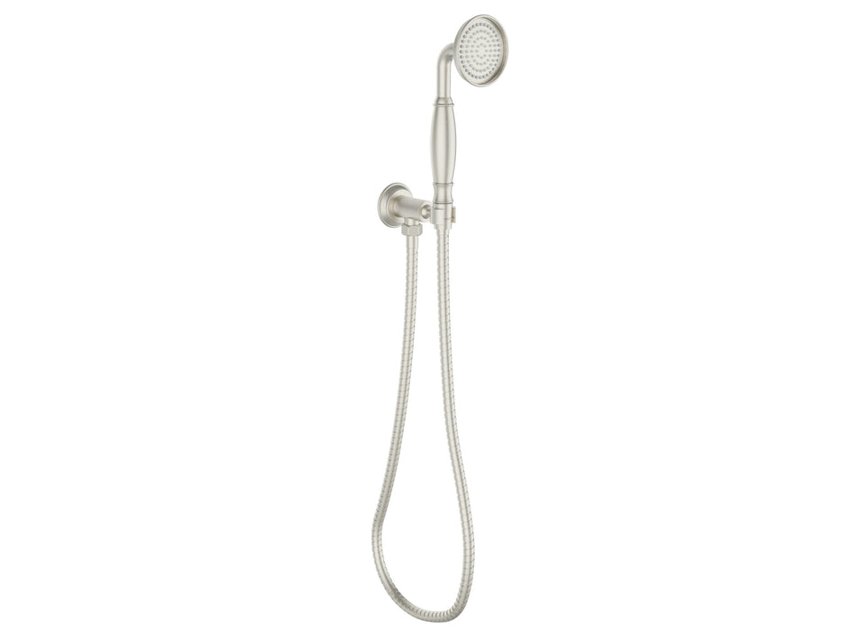 ACL Clasico Chrome/Brushed Nickel/Brushed Gold/Matt Black Hand Shower On Wall Outlet Bracket - HD reno