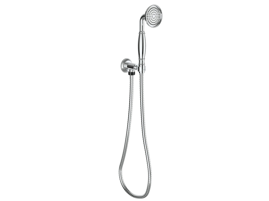 ACL Clasico Chrome/Brushed Nickel/Brushed Gold/Matt Black Hand Shower On Wall Outlet Bracket - HD reno