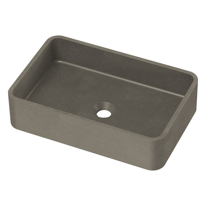 Zale 500*350*120mm Dark Grey Concrete Rectangle Above Counter Basin