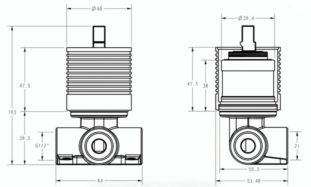 Clasico Wall Mixer Rough-In Body - HD reno