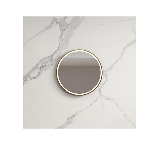 800/600*800/600*35mm Infinity Hamilton Gold/Black/Frameless Aluminium Glass Round Pencil Edge LED Mirror