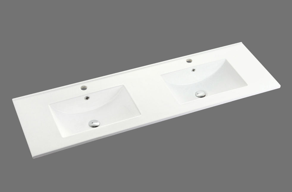 600-1500*450*550mm ABS Hawaii Matt White Shaker Plywood Vanity - HD reno