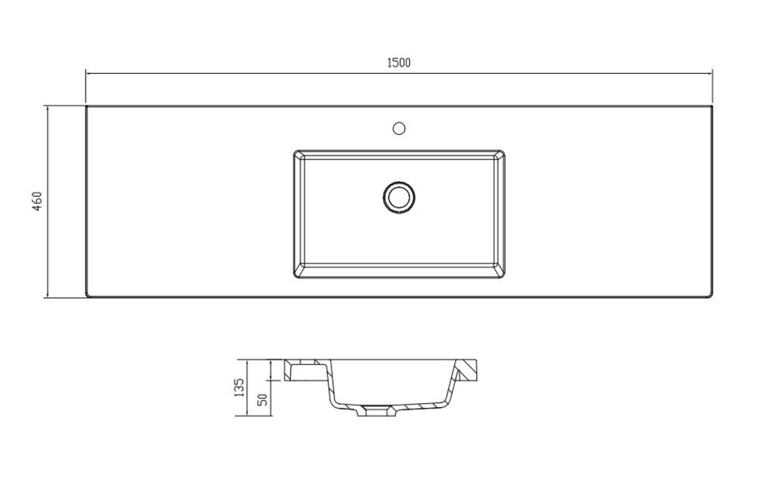600-1500mm ABS Miami Matt White Shaker Plywood Freestanding(on Kickboard) Vanity Cabinet - HD reno