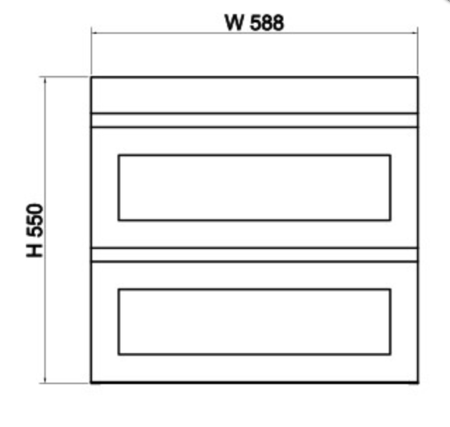 600-1500*450*550mm ABS Hawaii Matt White Shaker Plywood Vanity - HD reno