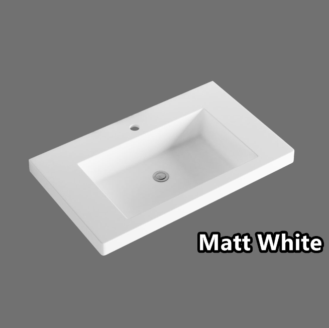 600-1500*450*550mm ABS Hawaii Matt White Shaker Plywood Vanity - HD reno
