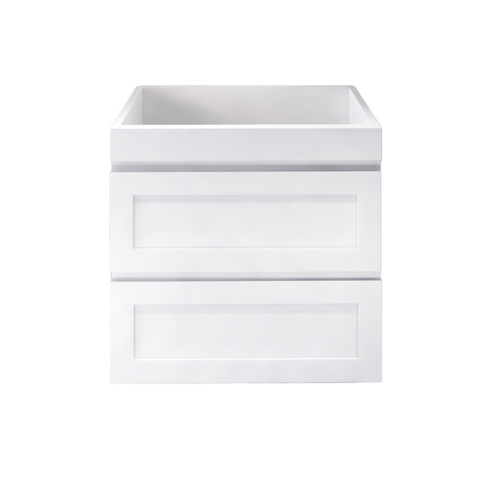 600-1500*450*550mm ABS Hawaii Matt White Shaker Plywood Vanity
