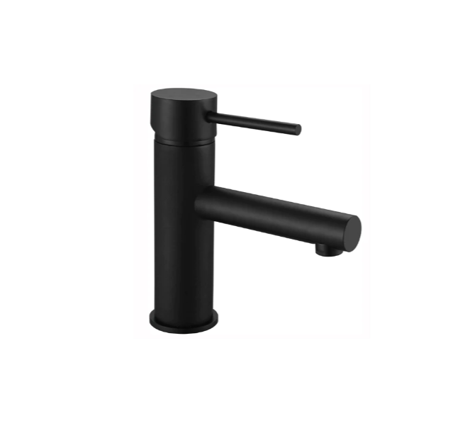 HC Ideal Black Round Basin Mixer