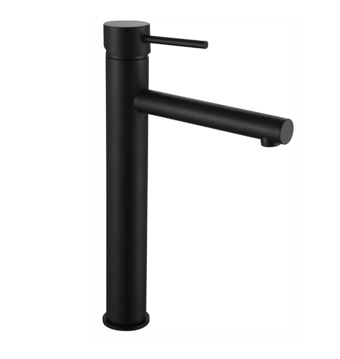 HC Ideal Black Round High Basin Mixer