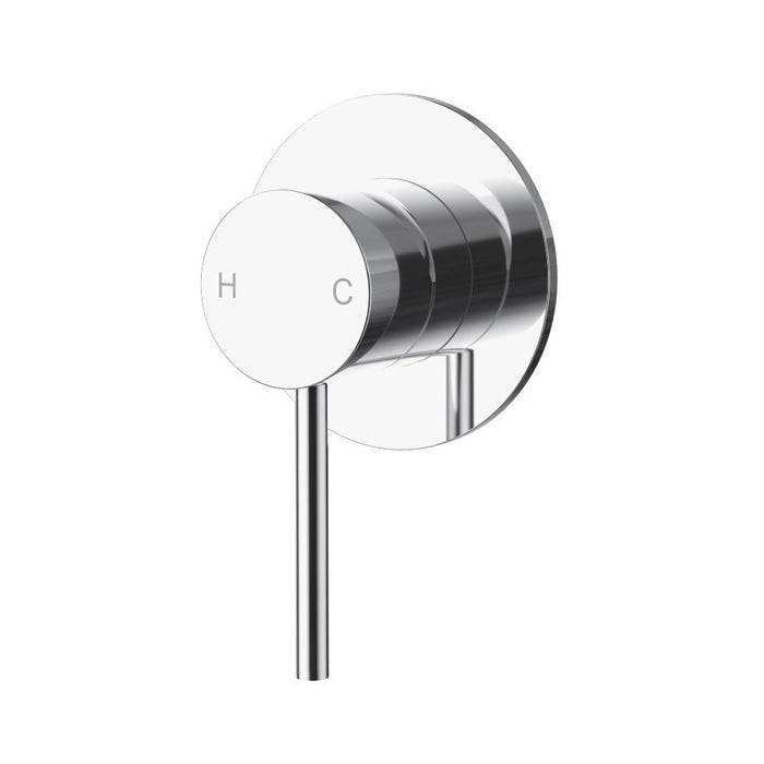 Ikon Otus Slimline Stainless Steel/Chrome/Matt Black/Gunmetal Grey/Brushed Gold Stainless Steel SS Wall Mixer Kit Only Trim Kits - HD reno