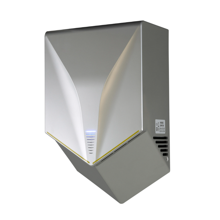 240*143*393mm ABS White/Brushed Nickel/Matte Black Hand Dryer