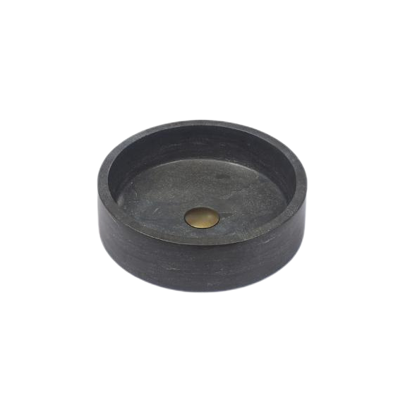 400*400*120mm Marble Stone Round Above Counter Art Basin
