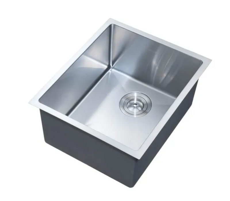 390*450*220mm INS AXON Brushed Finish Stainless Steel Single bowl Top/Under/Flush Mount Sink
