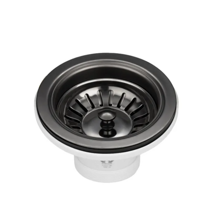 450*450*220mm INS AXON Gun Metal Brushed Finish Stainless Steel Single bowl Top/Under/Flush Mount  Sink