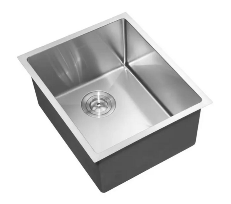 450*450*220mm INS AXON Brushed Finish Stainless Steel Single bowl Top/Under/Flush Mount Sink