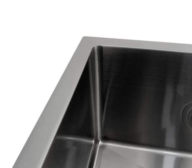 520*440*220mm INS AXON Gun Metal Brushed Finish Stainless Steel Single bowl Top/Under/Flush Mount Sink