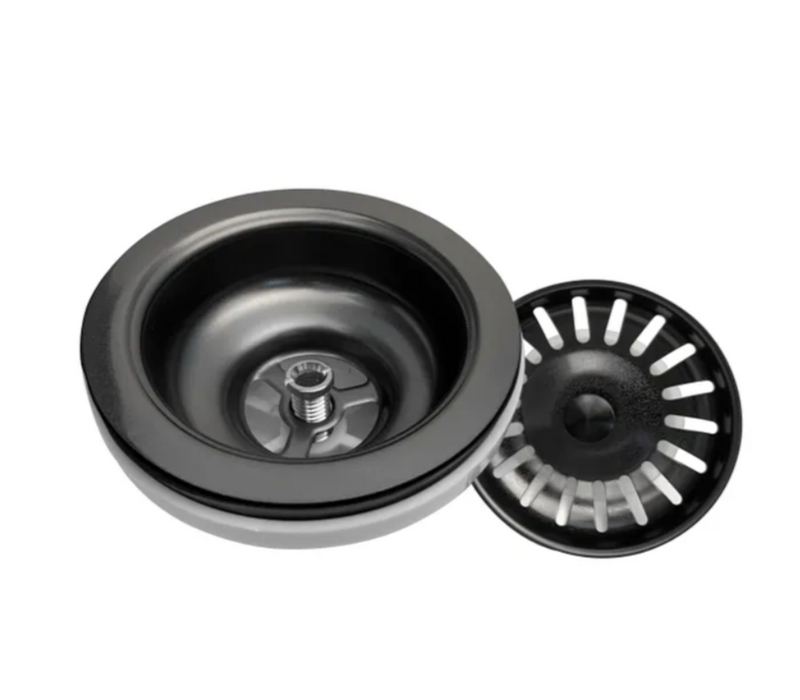 580*440*220mm INS AXON Gun Metal Brushed Finish Stainless Steel Single bowl Top/Under/Flush Mount Sink