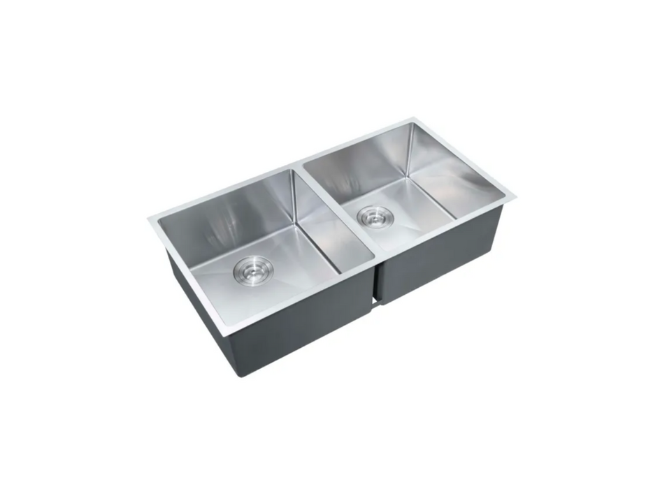 880*450*220mm INS ARTE Brushed Finish Stainless Steel Double bowl Top/Under/Flush Mount Sink