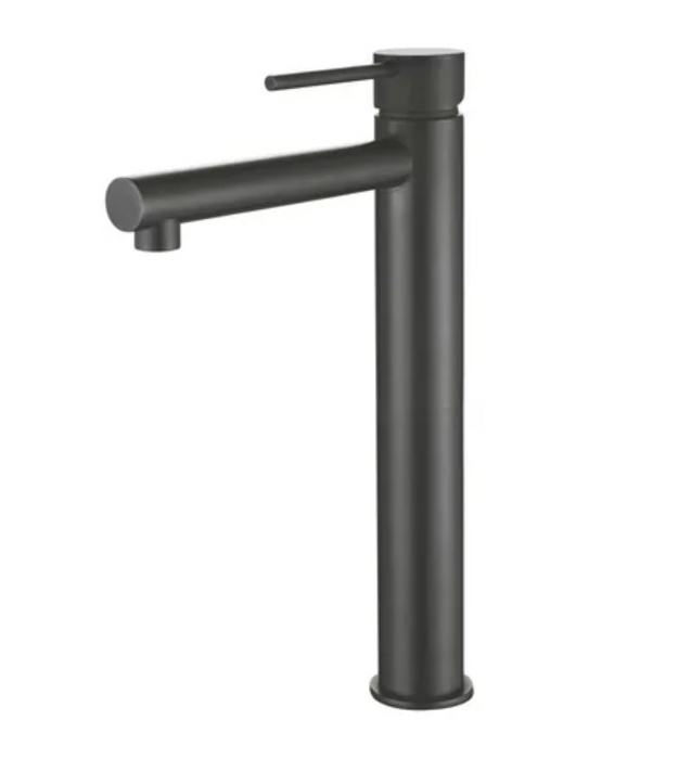 INS Roul Gun Metal Round Tall Basin Mixer