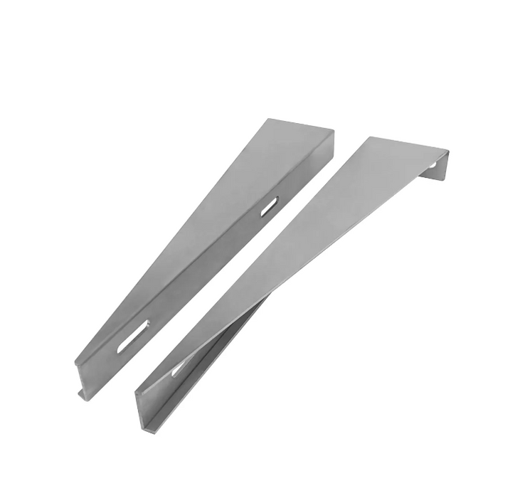 304 Stainless Steel Moonlight Wall Hung Basin Conceal Brackets Dimension 400x82x35mm