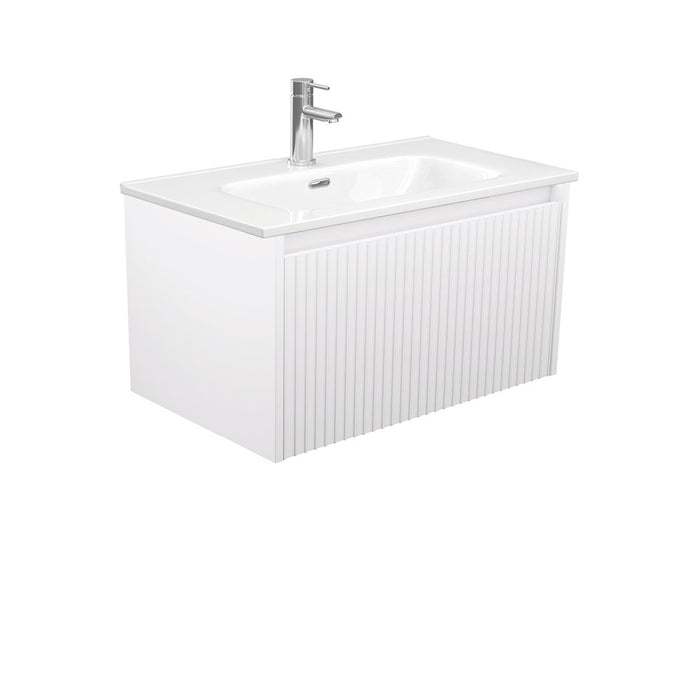 750-1500*460*420mm FIE Alina Satin White Cabinet Only and Ceramic / Stone Top Available Wall Hung Vanity