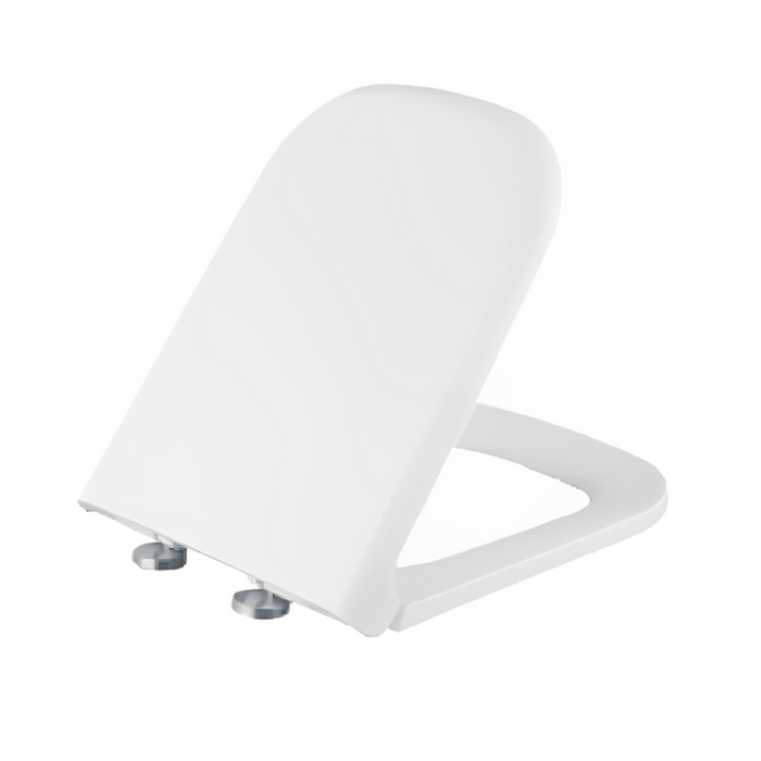 655*385*805mm Poseidon Cubo Gloss White Box Rim Closed Couple Toilet