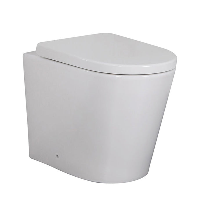 620*360*445mm Poseidon Avis Gloss White Special Needs Rimless Wall Faced Floor Pan