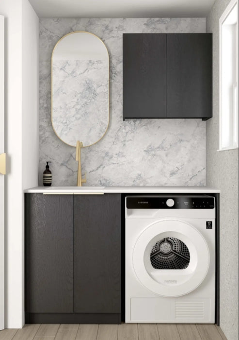1305*600*2100mm Otti Byron/Bondi Laminated Black Oak Moisture Resistant Plywood Laundry Kit