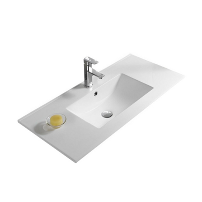 1200*455*470mm Lukka Chester Federation Matt Black PVC Wall Hung Vanity