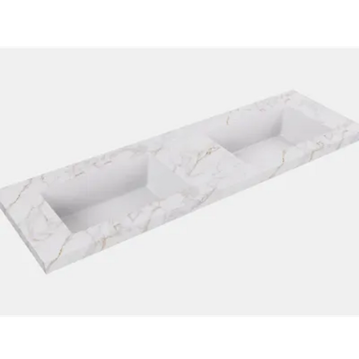 1200*455*470mm Lukka Chester Federation Matt Black PVC Wall Hung Vanity