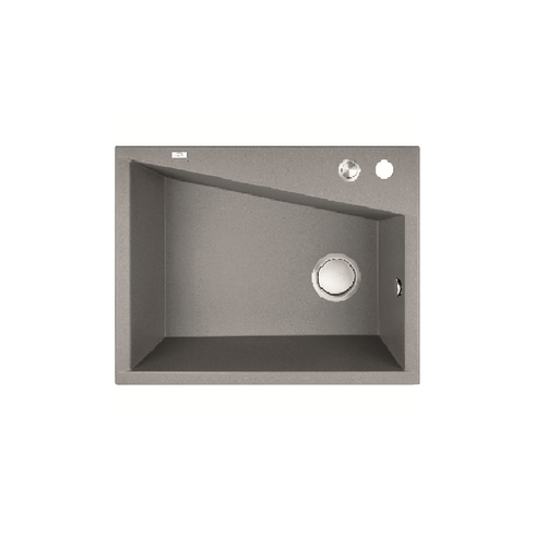 470*600*227mm ACA Laveo Grey Granite Stone Single Bowl Sink - HD reno