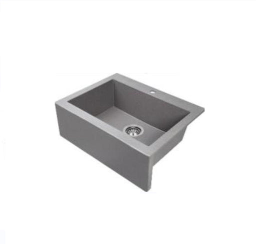 490*580*220mm ACA Laveo Grey Granite Stone Single Bowl Sink - HD reno